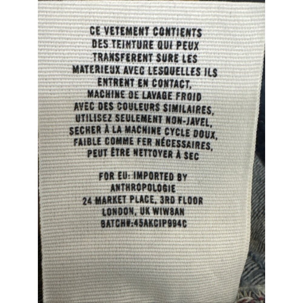 Anthropologie Pilcro and the Letterpress Women's 30 Stet Fit Blue Jeans 33" - Picture 15 of 16